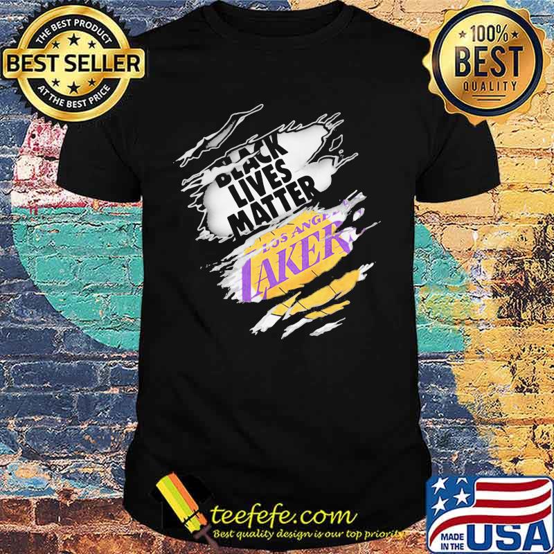 Black lives matter los angeles laker shirt