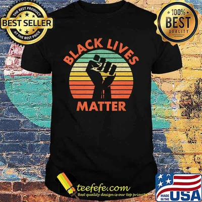 Black Lives Matter Retro Vintage Distressed T-Shirt