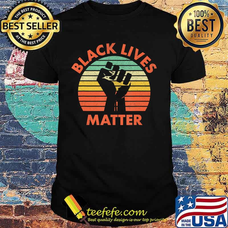 Black Lives Matter Retro Vintage Distressed T-Shirt