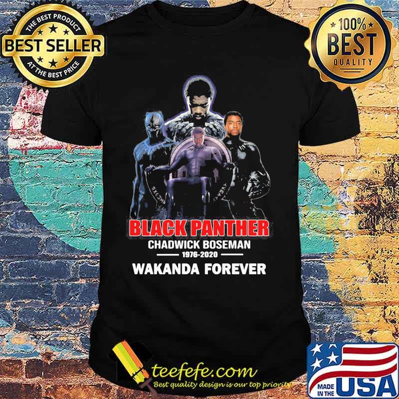 Black panther rip chadwick 1976 2020 wakanda forever shirt Black panther rip chadwick 1976 2020 wakanda forever shirt