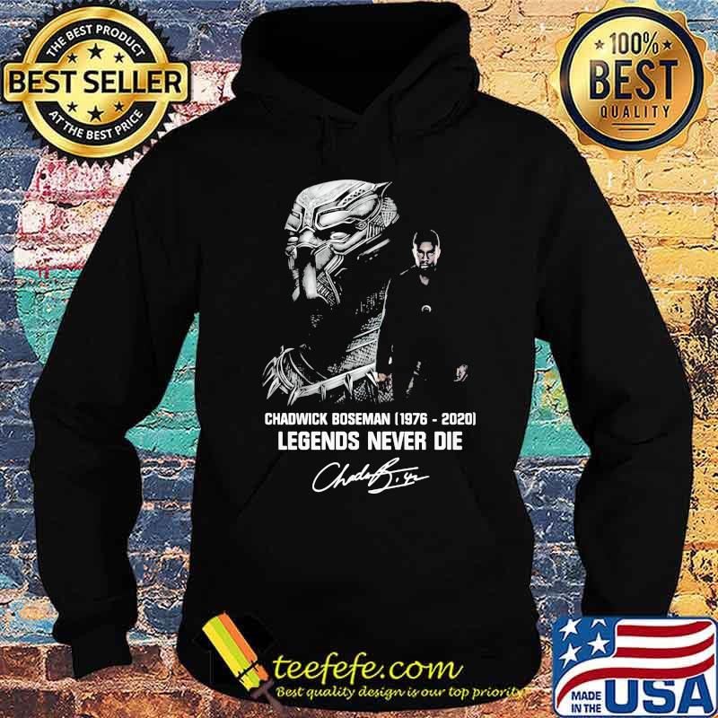 Black panther rip chadwick 1977 2020 legends never die signature s Hoodie Black panther rip chadwick 1977 2020 legends never die signature s Hoodie