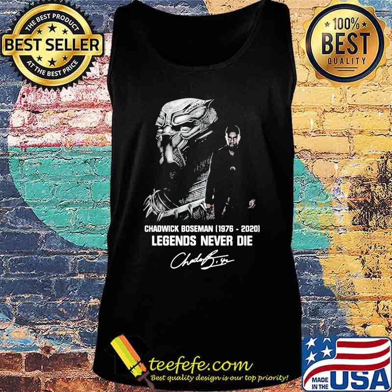 Black panther rip chadwick 1977 2020 legends never die signature s Tank top Black panther rip chadwick 1977 2020 legends never die signature s Tank top