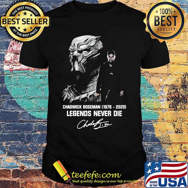 Black panther rip chadwick 1977 2020 legends never die signature shirt Black panther rip chadwick 1977 2020 legends never die signature shirt