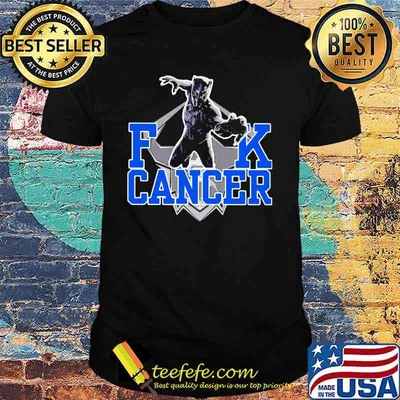 Black panther rip chadwick fuck cancer 2020 shirt