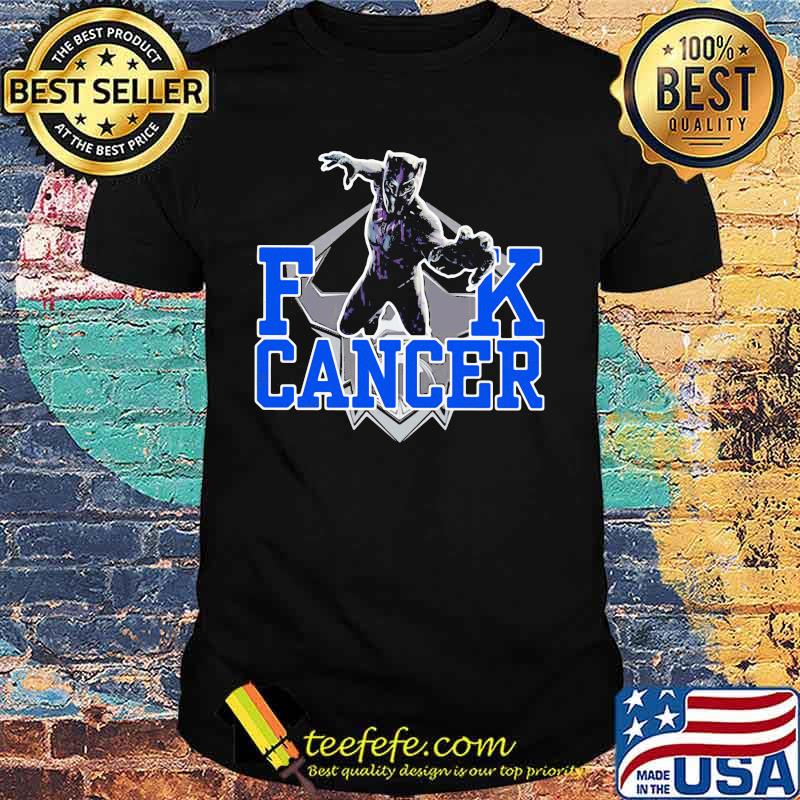 Black panther rip chadwick fuck cancer 2020 shirt
