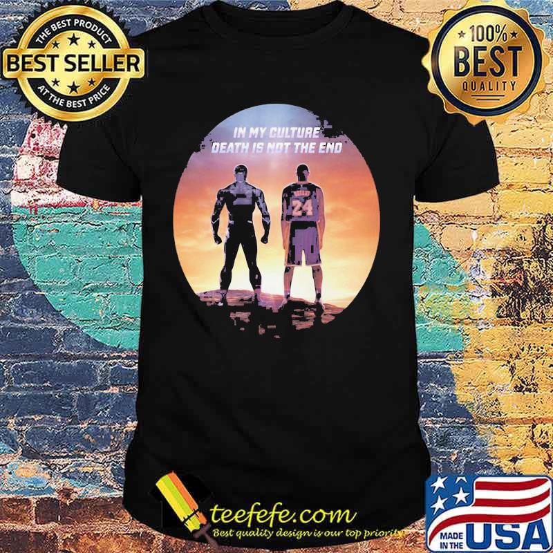 Black panther rip chadwick kobe bryant in my culture death is not the end sunset shirt Black panther rip chadwick kobe bryant in my culture death is not the end sunset shirt