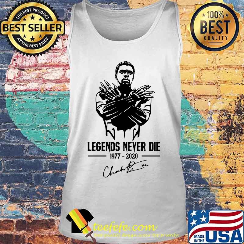 Black panther rip chadwick legends never die 1977 2020 signature s Tank top Black panther rip chadwick legends never die 1977 2020 signature s Tank top