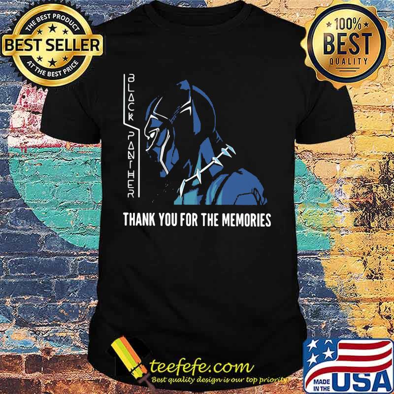 Black panther rip chadwick thank you for the memories 2020 shirt Black panther rip chadwick thank you for the memories 2020 shirt