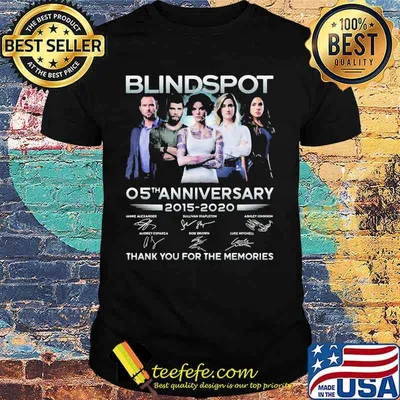 Blindspot 05th anniversary 2015 2020 thank for the memories signatures shirt
