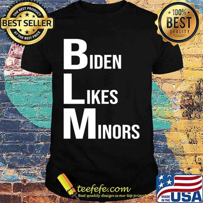 BLM Biden Likes Minors 2020 Election Gifts Premium T-Shirt