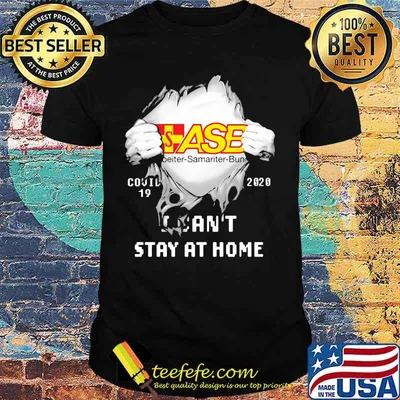 Blood inside asb samariter bunch i can't stay at home covid-19 2020 shirt