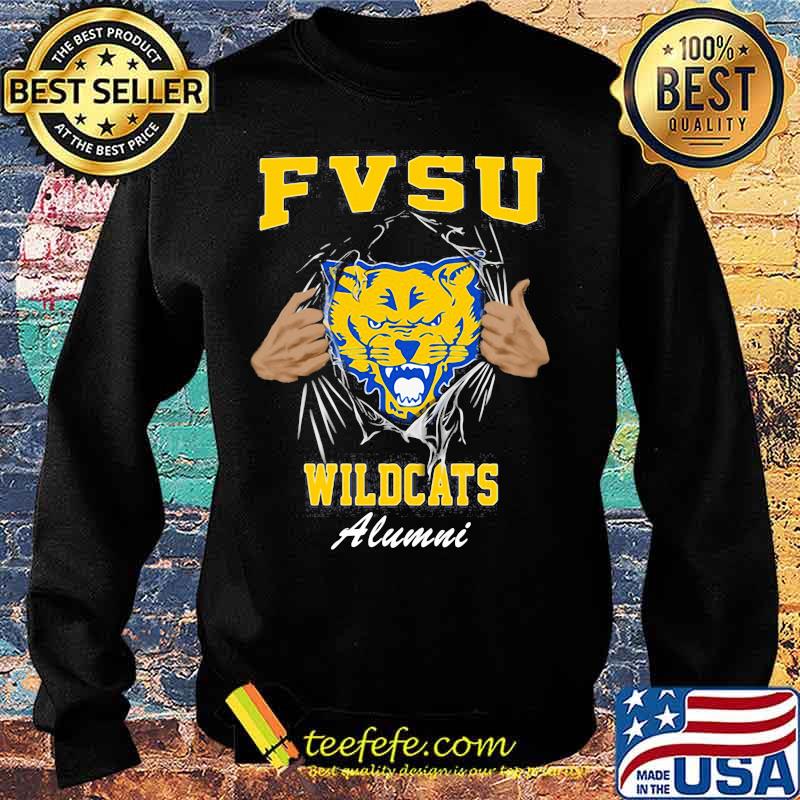 Blood inside cat fvsu wildcats alumni s Sweater Blood inside cat fvsu wildcats alumni s Sweater