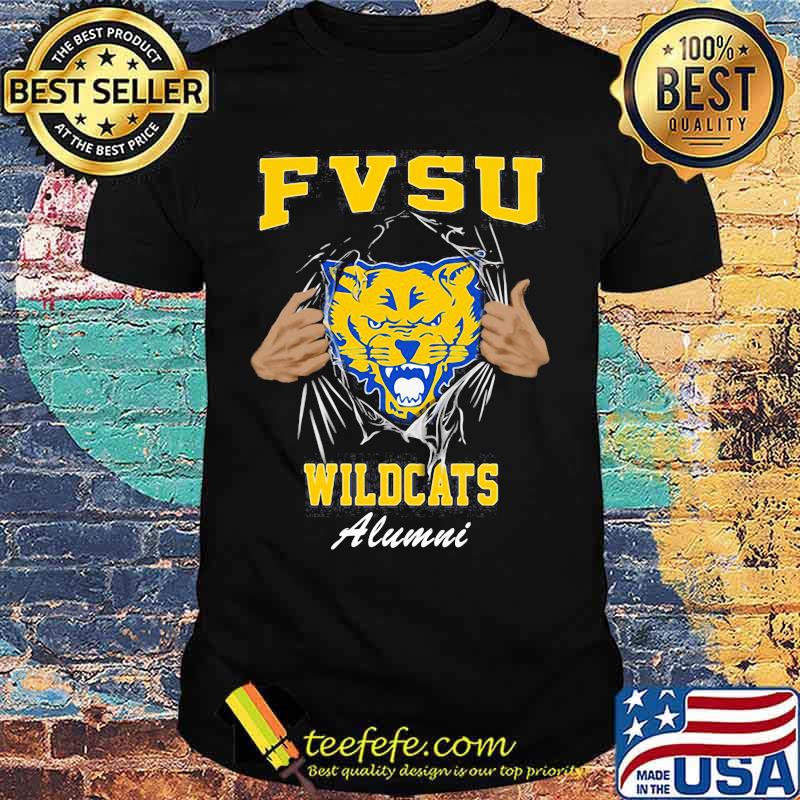 Blood inside cat fvsu wildcats alumni shirt Blood inside cat fvsu wildcats alumni shirt