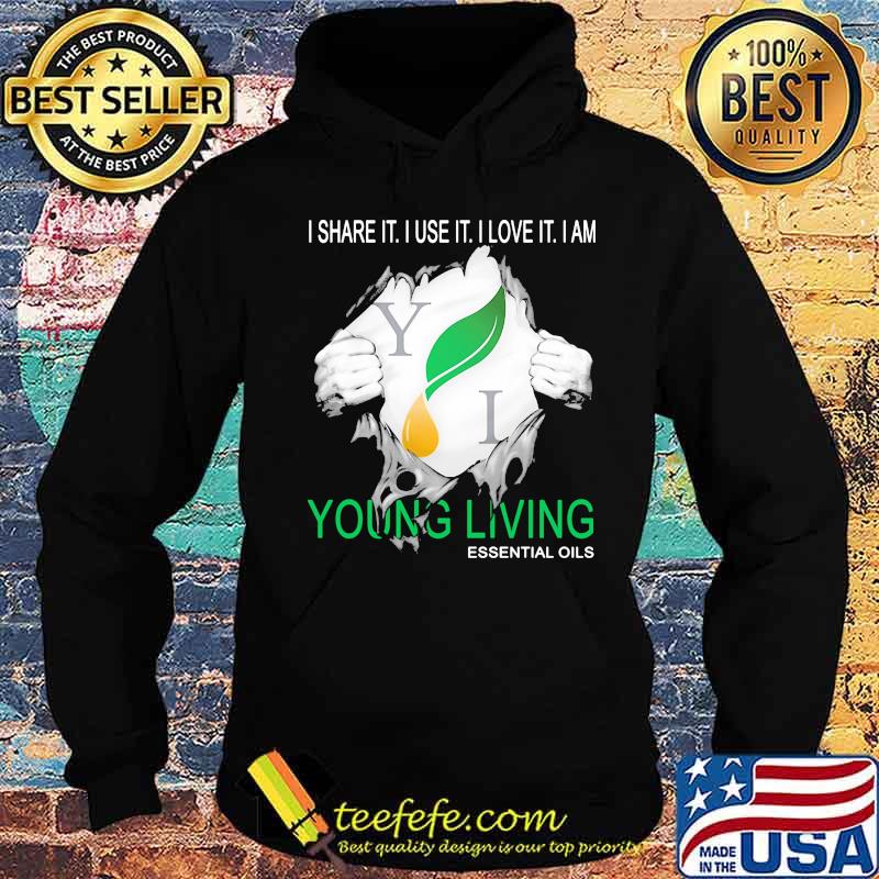 Blood inside i share it i use it i love it i am young living essential oils s Hoodie Blood inside i share it i use it i love it i am young living essential oils s Hoodie
