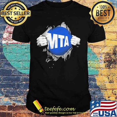 Blood inside mta logo shirt