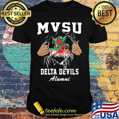 Blood inside mvsu delta devils alumni shirt