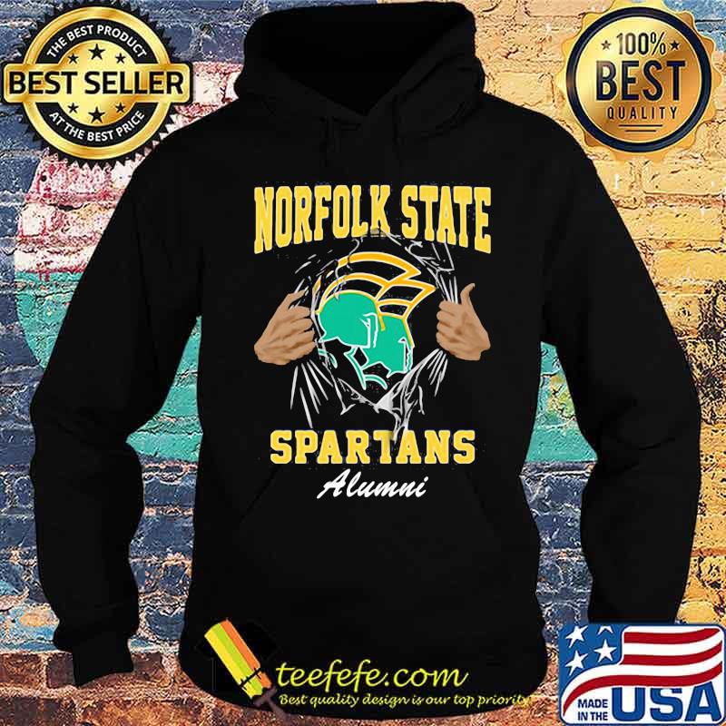 Blood inside norfolk state spartans alumni s Hoodie Blood inside norfolk state spartans alumni s Hoodie