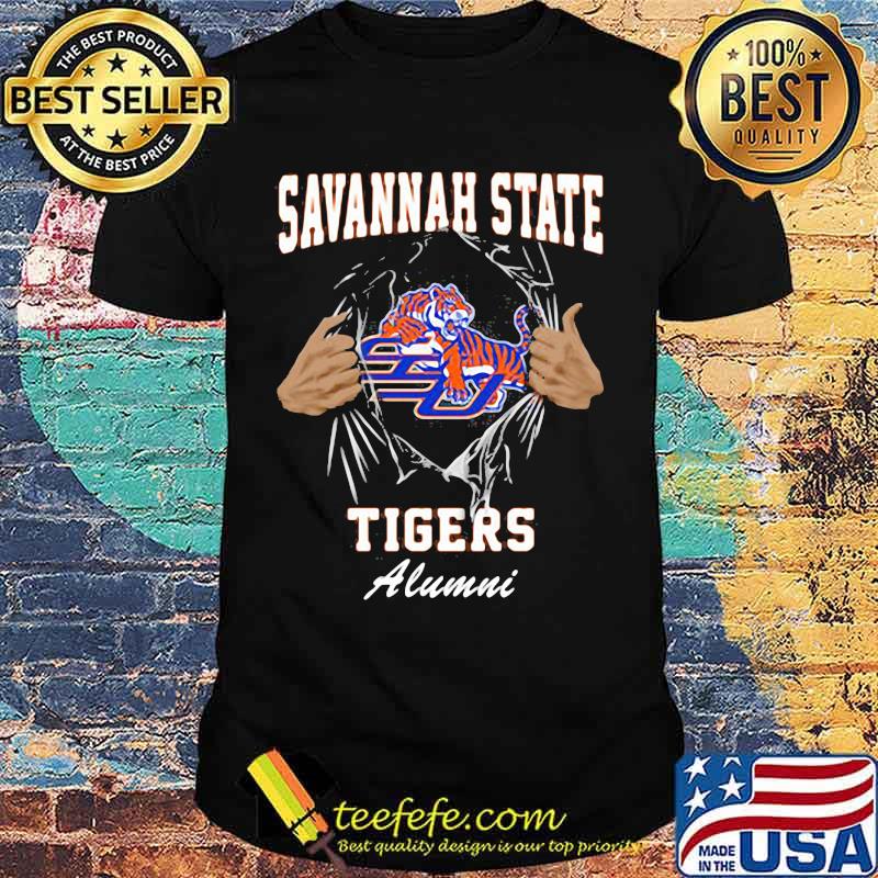 Blood inside savannah state tigers alumni shirt Blood inside savannah state tigers alumni shirt