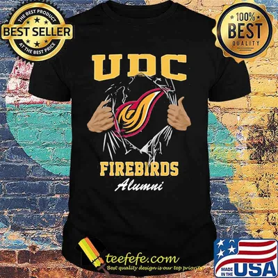 Blood inside udc firebirds alumni shirt