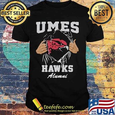 Blood inside umes hawks alumni shirt