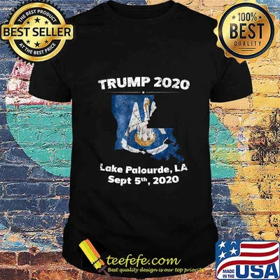 Boaters For Trump 2020 Boat Parade Lake Palourde Louisiana T-Shirt