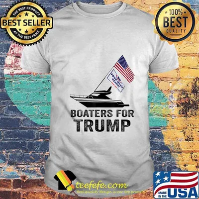 Boaters For Trump 2020 Trump Supporters Boat Parade 2020 T-Shirt