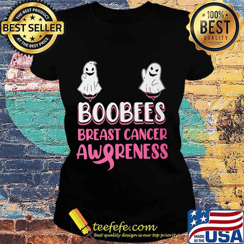 Boo Bees Breast Cancer Awareness Halloween Shirt Ladies tee Boo Bees Breast Cancer Awareness Halloween Shirt Ladies tee