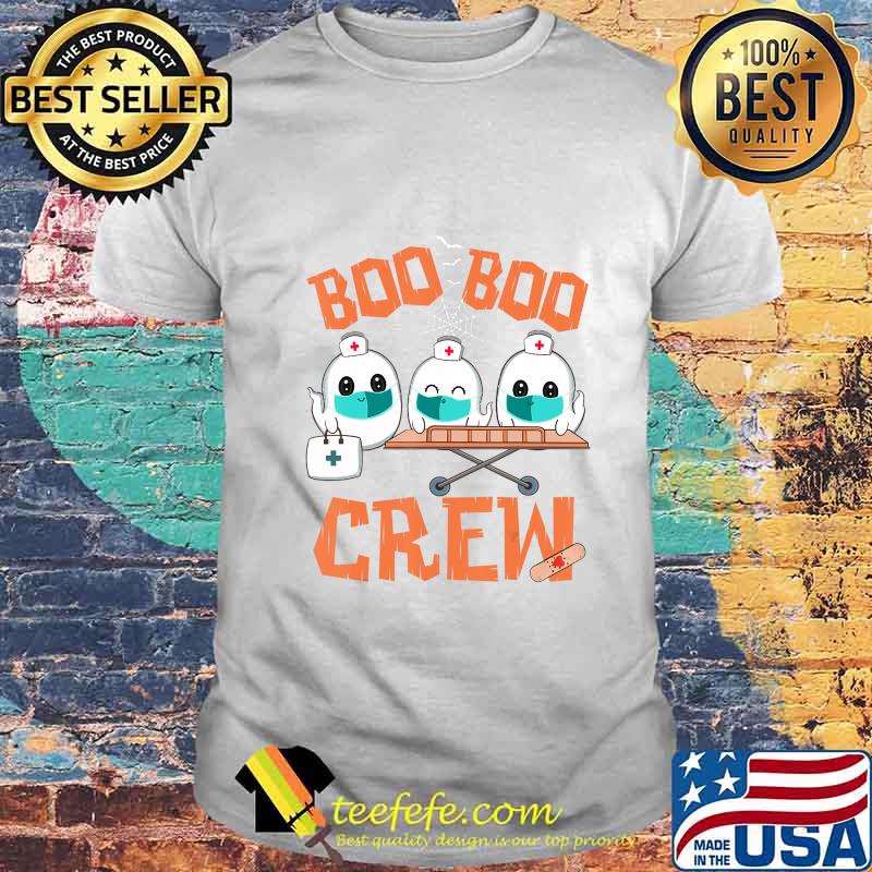 Boo Boo Crew Ghost Doctor Paramedic EMT Nurse Halloween Gift T-Shirt