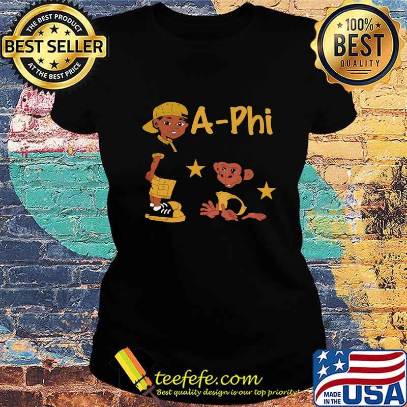 Boy and monkey stars alpha phi alpha s Ladies tee Boy and monkey stars alpha phi alpha s Ladies tee