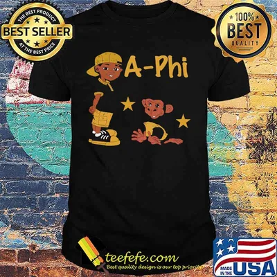 Boy and monkey stars alpha phi alpha shirt