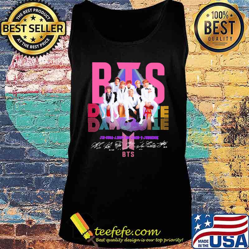 Bts band dynamite album signatures s Tank top Bts band dynamite album signatures s Tank top