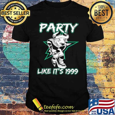 Buffalo dallas star hockey party like it's 1999 shirt