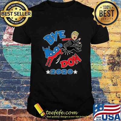 BYEDON 2020 Cartoon - bye don Joe Biden Anti Donald Trump T-Shirt
