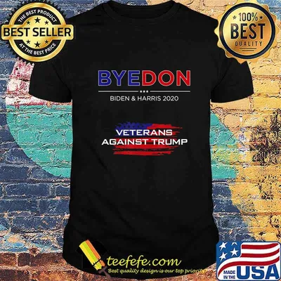 ByeDon Funny Biden & Harris Vets Against Trump Bye Don 2020 T-Shirt