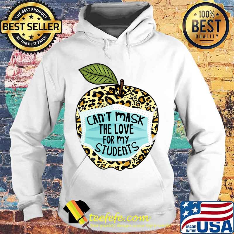 Can't Mask My Love Of Teaching Leopard Plaid Teacher Gift T-Shirt Hoodie Can't Mask My Love Of Teaching Leopard Plaid Teacher Gift T-Shirt Hoodie