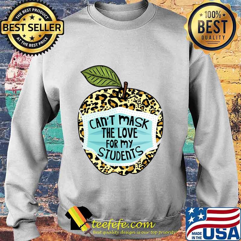 Can't Mask My Love Of Teaching Leopard Plaid Teacher Gift T-Shirt Sweater Can't Mask My Love Of Teaching Leopard Plaid Teacher Gift T-Shirt Sweater