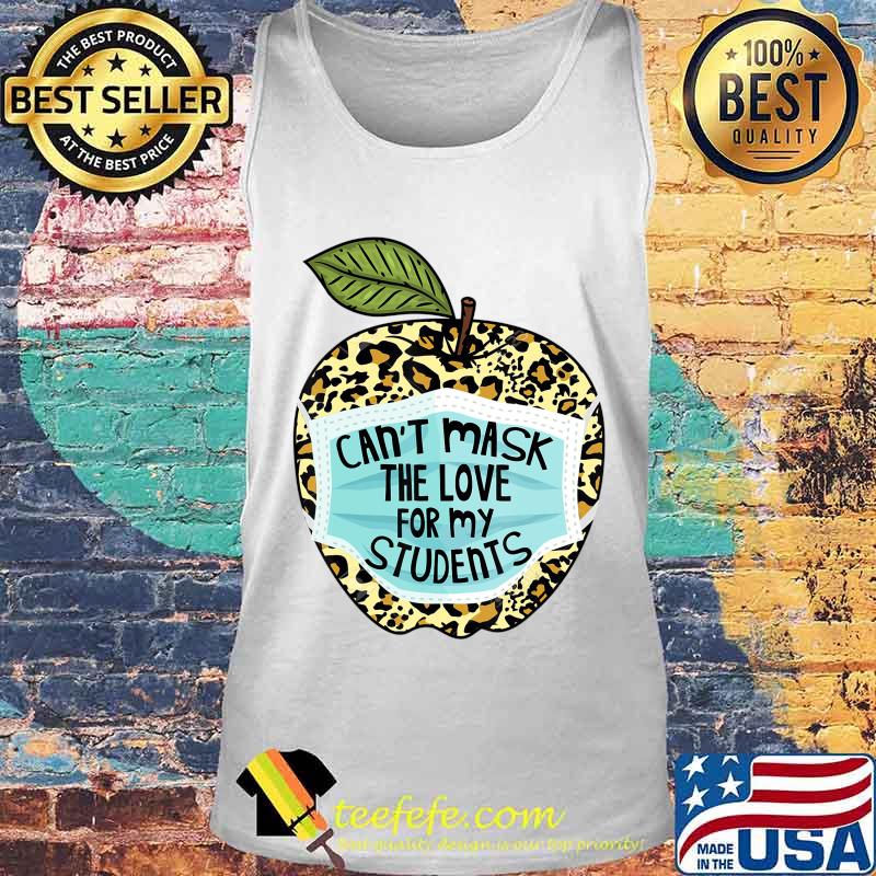 Can't Mask My Love Of Teaching Leopard Plaid Teacher Gift T-Shirt Tank top Can't Mask My Love Of Teaching Leopard Plaid Teacher Gift T-Shirt Tank top