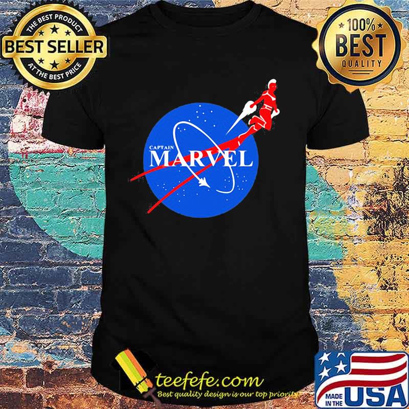 Captain marvel nasa logo shirt Captain marvel nasa logo shirt