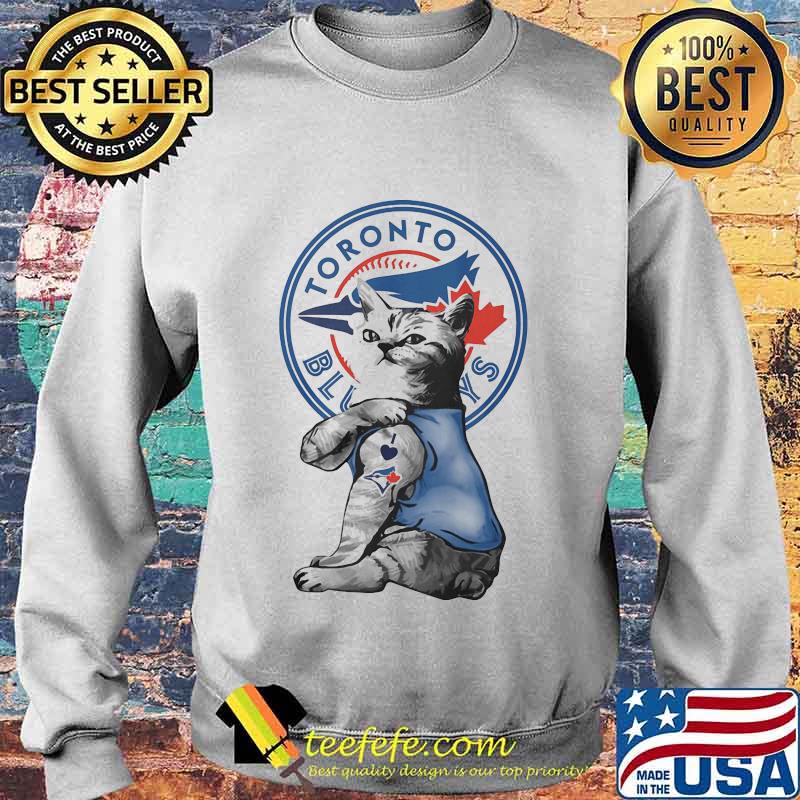 Cat tattoos toronto blue rays logo s Sweater Cat tattoos toronto blue rays logo s Sweater