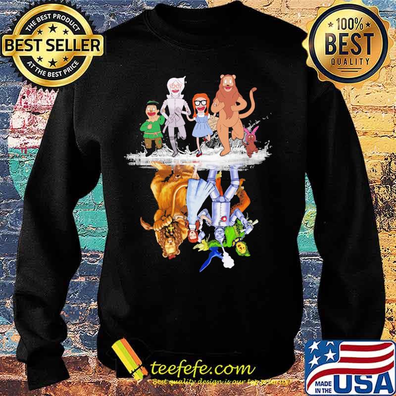 Characters cartoon water reflection s Sweater Characters cartoon water reflection s Sweater