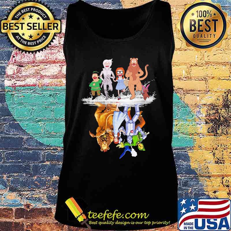 Characters cartoon water reflection s Tank top Characters cartoon water reflection s Tank top