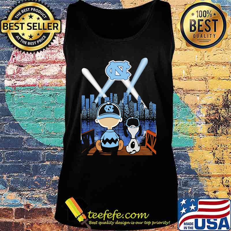 Charlie brown and snoopy north carolina baseball s Tank top Charlie brown and snoopy north carolina baseball s Tank top
