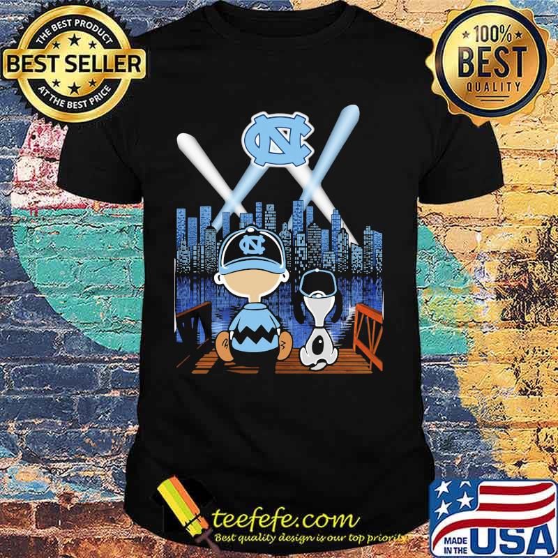 Charlie brown and snoopy north carolina baseball shirt Charlie brown and snoopy north carolina baseball shirt
