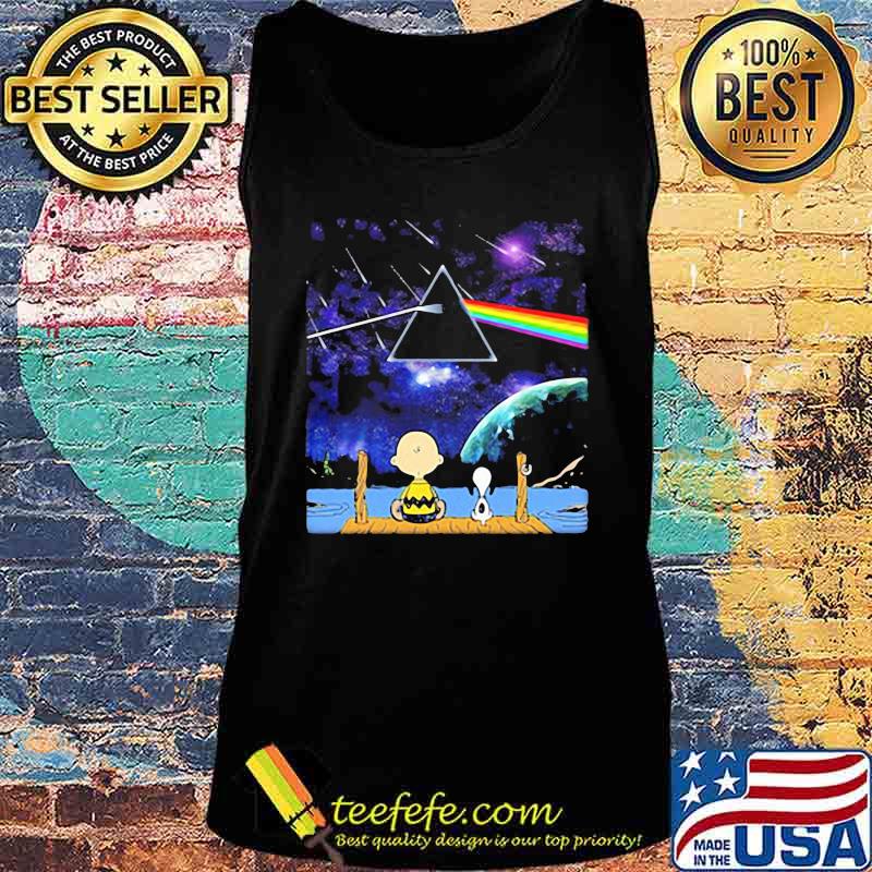 Charlie brown and snoopy seeing pink floyd band s Tank top Charlie brown and snoopy seeing pink floyd band s Tank top