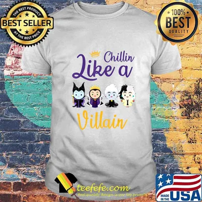 Chillin Like a Villain Halloween Tee T-Shirt
