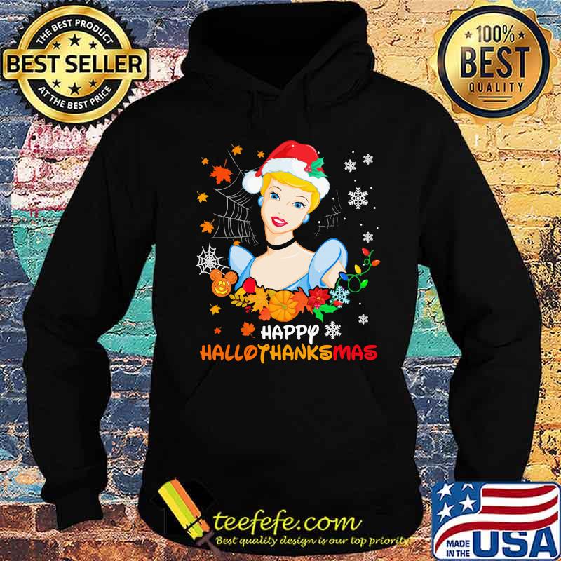 Cinderella happy hallothanksmas halloween thanksgiving christmas s Hoodie Cinderella happy hallothanksmas halloween thanksgiving christmas s Hoodie