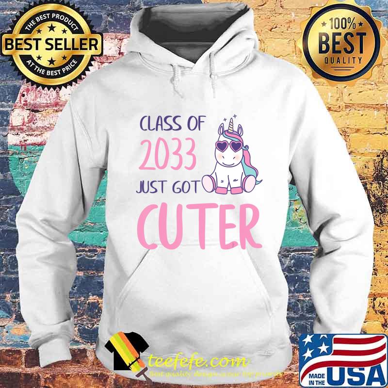 Class of 2033 Back to School Kindergarten Unicorn T-Shirt Hoodie Class of 2033 Back to School Kindergarten Unicorn T-Shirt Hoodie