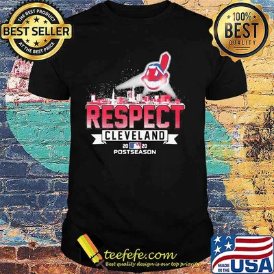 Cleveland indians logo respect postseason 2020 shirt