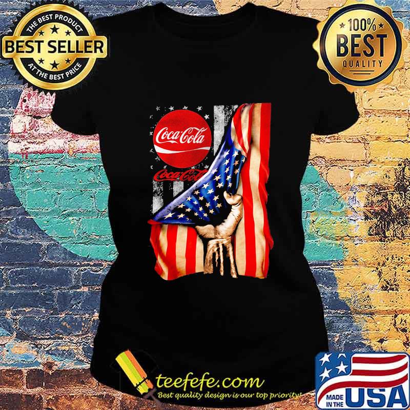 Coca cola american flag s Ladies tee Coca cola american flag s Ladies tee