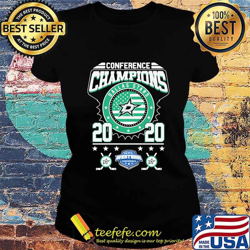 Conference champions dallas stars 2020 s Ladies tee Conference champions dallas stars 2020 s Ladies tee